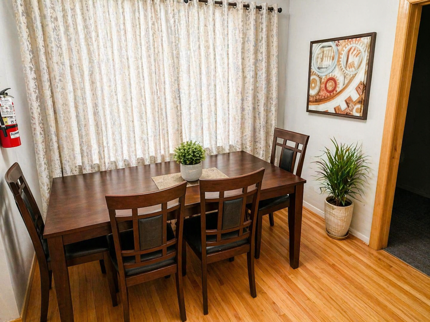 Dining table area at the WeChoice AFH residence