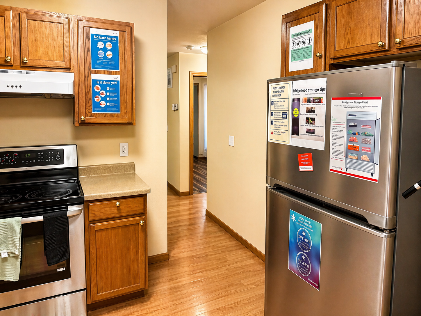 Kitchen detail view at the WeChoice AFH residence