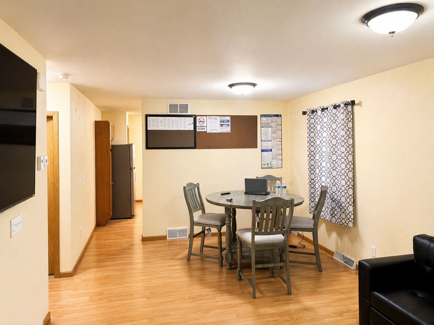 Shared dining and living space at the WeChoice AFH residence